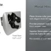 Black T-Rex Brushed Chrome Hitch Cover image 3