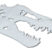 White T-Rex Metal Auto Emblem image 5