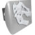 White T-Rex Brushed Metal Hitch Cover image 1