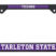 Tarleton State Texans Black License Plate Frame image 1