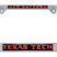 Texas Tech Red Raiders 3D License Plate Frame image 1