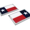 Texas Lone Star Flag Chrome Emblem 2-Pack image 8