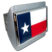 Texas Flag Brushed Hitch Cover image 1