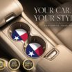 Texas Flag Car Coasters image 2