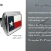 Texas Chrome Hitch Cover image 3
