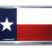 Small Texas Flag Chrome Emblem image 1