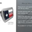 Native Texan Brushed Chrome Hitch Cover image 3