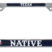 Texas Native License Plate Frame image 1