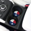 Texas Flag Silicone Car Coasters image 2