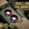 Texas Flag Silicone Car Coasters image 2