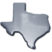 State of Texas Chrome Emblem image 1