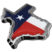 State of Texas Flag Chrome Emblem image 2