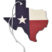 Leather Texas Flag Air Freshener 2 Pack image 1