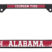 University of Alabama Crimson Tide Black License Plate Frame image 1