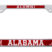 Alabama Alumni License Plate Frame image 1