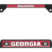 Georgia Bulldogs Black Open License Plate Frame image 1