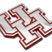 University of Houston Red Chrome Emblem image 2