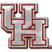 University of Houston Red Chrome Emblem image 1