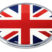 United Kingdom Flag Chrome Emblem image 1