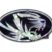 Mizzou Tiger Silver 3D Reflective Decal image 1