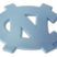 University of North Carolina Blue Powder-Coated Emblem image 1