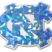 University of North Carolina Blue 3D Reflective Decal image 1