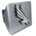 University of North Texas Eagle Brushed Hitch Cover image 1