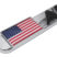 3D American Flag Chrome Metal License Plate Frame image 4