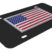 USA Flag Black License Plate image 3