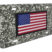 American Flag Urban Camo License Plate image 1