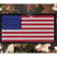 American Flag Woodland Camo License Plate image 3