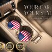 USA Flag Car Coasters image 2
