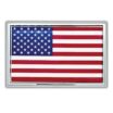 American Flag Chrome Emblem 2-Pack image 4