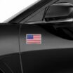American Flag Chrome Emblem 2-Pack image 3