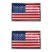 American Flag Chrome Emblem Minis image 1