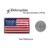 American Flag Chrome Emblem Minis image 2