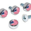 USA License Plate Frame Screw Caps image 3