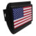 USA Flag Black Hitch Cover image 1