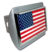 American Flag Brushed Hitch Cover image 1