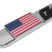 3D God Bless America Flag Chrome Metal License Plate Frame image 5