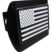 Inverted USA Flag Black Hitch Cover image 1