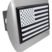Inverted USA Flag Brushed Hitch Cover image 1
