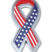 USA Ribbon Chrome Emblem image 1