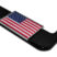 3D Modern American Flag Black Metal License Plate Frame image 4