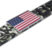 3D USA American Flag Camo Metal Open License Plate Frame image 4
