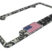 3D USA American Flag Camo Metal Open License Plate Frame image 2
