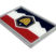 Utah State Flag Chrome Metal Car Emblem image 3