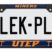 UTEP Miners Black License Plate Frame image 3