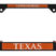 Texas Longhorns Black 3D License Plate Frame image 3