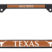 University of Texas Alumni Black License Plate Frame image 1